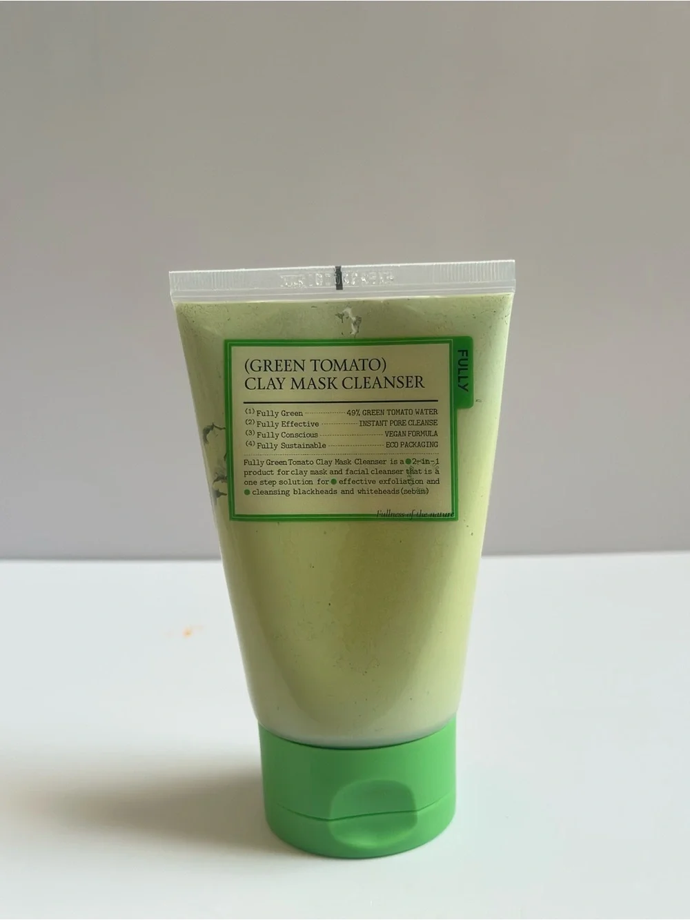 Green Tomato Clay Mask Cleanser - Green - Unbranded